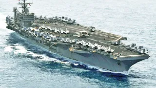 Aircraft Carrier • USS Harry S. Truman Conducts Flight Operations at Sea • Video Compilation