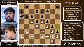 Hikaru Goes All-In To Get Back In The Match || Nakamura vs Dubov || Final || Lindores Abbey 2020