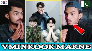 PAKISTANI REACTION TO BTS VMINKOOK BEING THEMSELVES MAKNE LINE | @PsycoooBoys