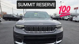 Now ONLY $58,500! 2023 Grand Cherokee L Summit Reserve