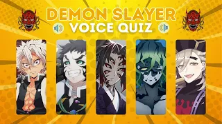 Guess Demon Slayer Anime Character by Their Voice👹| Kimetsu no Yaiba | (25 Characters)