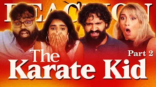 FIRST TIME WATCHING The Karate Kid 1 - Part 2 of 2 - Group Reaction