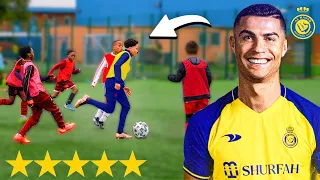 Can you beat Kid RONALDO in a football tournament?