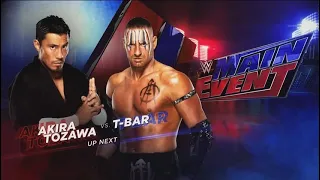 T-BAR + AKIRA TOZAWA ENTRANCE WWE MAIN EVENT 12.02.21