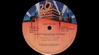 Mary Welch - I Could Have Danced All Night (1979) 12" Vinyl
