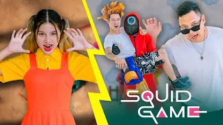 SQUID GAME 2021 Million Dollar Bonus | Nerf Guns Red Light Green Light , Who Is The Best?