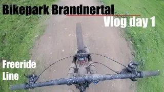 Bikepark Brandnertal / Vlog Day 1 / Freeride Line // Free Trail