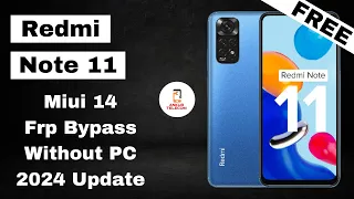 Redmi Note 11 Frp Bypass Miui 14 | Miui 14 Frp Bypass | Android 13 Frp Bypass