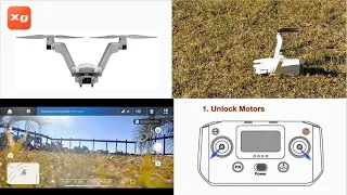 L100 (XG202) 2-Axis Gimbal EIS 2.7K-Video Drone – First Flight Guide !