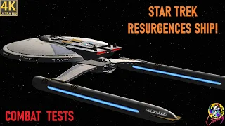 The Ship From Star Trek Resurgence! COMBAT TESTS - Star Trek Ship Battles - Bridge Commander
