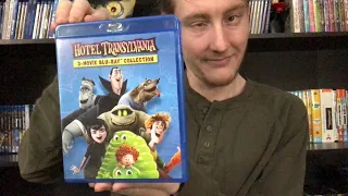 Hotel Transylvania 3 movie Blu-ray collection unboxing