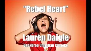 Lauren Daigle "Rebel Heart" BackDrop Christian Karaoke