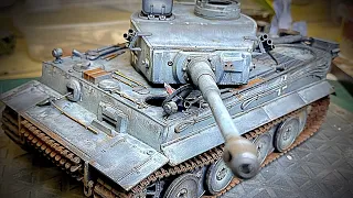 Paint 1/35 Tiger tank (easy) guide #tigertank #Tamiyatiger