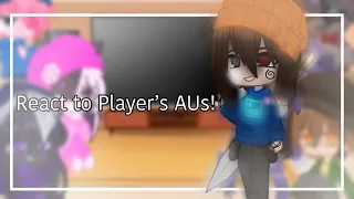 Piggy characters react to Player’s AUs! | Inspired by @Eggslovemetoo | Read Desc.