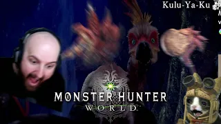 Bald man hammers ancient lizards | Monster Hunter World