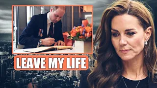 SHOCKING!⛔ William Boldly Presents Kate A SECRET WRITTEN DIVORCED LETTER! Kate Is Broken