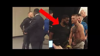 Conor McGregor and Tyron Woodley Backstage Altercations