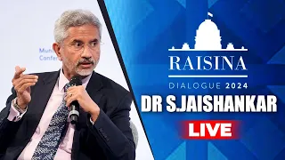 Raisina Dialogue 2024 LIVE | EAM S. Jaishankar in conversation with Samir Saran, President, ORF