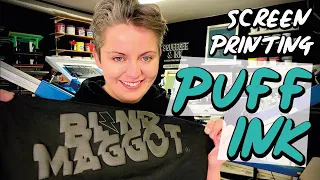 How to screen print using puff additive and how to control your puff!