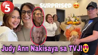 Judy Ann Santos, NAKISAYA sa Bagong TAHANAN ng TVJ! Ryan Agoncillo NASURPRESA! TV5
