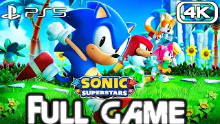 SONIC SUPERSTARS Gameplay Walkthrough FULL GAME (4K 60FPS) No Commentary