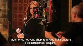 Emily Blunt, YSL Opium_making the commercial