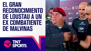 El GRAN RECONOCIMIENTO de LOUSTAU a un ex combatiente de MALVINAS 👏