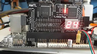 Debug Card TL460S Plus Speed test 0.1X Gigabyte Mainboard