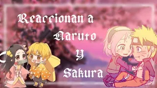 •°🌸Los amigos de Naruto  reaccionan a sakura y Naruto, y su pasado (Nezuko, zenitsu)🧡°• Narusaku 1/2