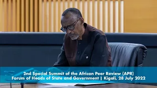 2nd Special Summit of the African Peer Review Forum | Remarks by President Kagame