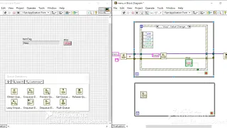 [LabVIEW]  Customized Menu & Event Structure & Queue (Part 1)