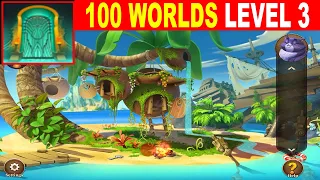 100 Worlds LEVEL 3 Walkthrough - Escape Room Game 100 Worlds Guide