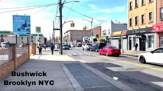 Walking Bushwick Brooklyn NYC In April 2022