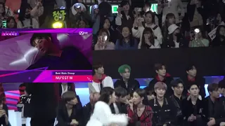 Nct, Got7, Exo React To Wanna One Winning Best Male Group MAMA 2017