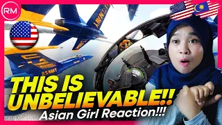 ASIAN GIRL REACT TO THIS US NAVY BLUE ANGELS COCKPIT VIDEO IS TERRIFYING AND AMAZING