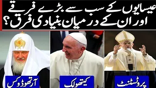 History Of Different Sects in Christianity | Catholic,Protestant and Orthodox in Urdu | Usman Voice