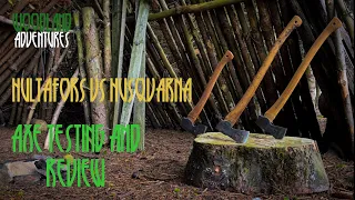 Hultafors Felling Axe vs Husqvarna Felling Axe vs Hultafors Carpenters Axe | Axe Testing and Review