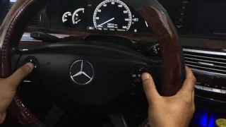 HOW TO RESET SERVICE LIGHT ON MERCEDES S550 W221