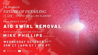 How to Remove Swirls w/ AIO | 🔴 LIVE Online Detailing Class with Mike Phillips