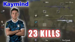 Team Liquid Kaymind - 23 KILLS - MK14 + AWM - SOLO - Archive Games - PUBG