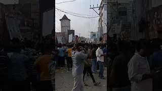 RRR celebrations in Eluru #RRR #rrrmovie  #ntr #ramcharan #ssrajamouli #dosti #release #HUNGAMA