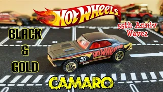 Camaro 1967, Knalpotnya ada 8? Review Anniversary 55th Hotwheels Black and Gold