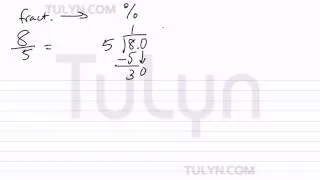 Converting from Improper Fractions to Percents