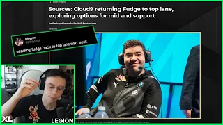 Caedrel Reacts To C9 Roster Changes (Fudge Top, Zven Support??)