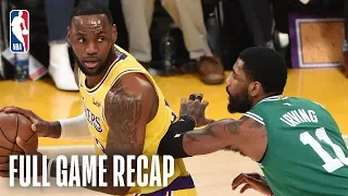 CELTICS vs LAKERS | Kyrie Irving Leads Boston In LA | March 9, 2019