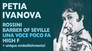 Glass Shatterers! Petia Ivanova - Rossini: BARBER OF SEVILLE, Una voce poco fa, 1965 High F