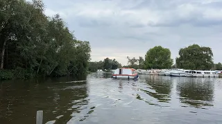 Live Watching Lots Of Boats On The River Ant Norfolk Broads UK Wildlife Scenery Holidays Hire Boats