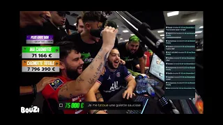 LeBouseuh REÇOIT 100’000€ de DONS et 400’000 VIEWERS au ZEVENT !!!