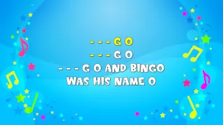 B I N G O | Sing A Long | Bingo | Clapping Song | Nursery Rhyme | KiddieOK