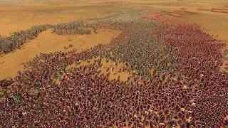 12800 BEST ROMANS vs 12800 BEST EGYPTIANS - Total War ROME 2
